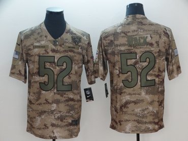 Nike Bears #52 Khalil Mack Camo Men's Stitched NFL Limited 2018 Salute To Service Jersey