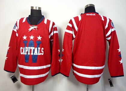 Washington Capitals Blank 2015 Winter Classic Red Jersey