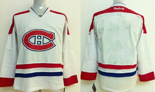 Montreal Canadiens Blank White Jersey