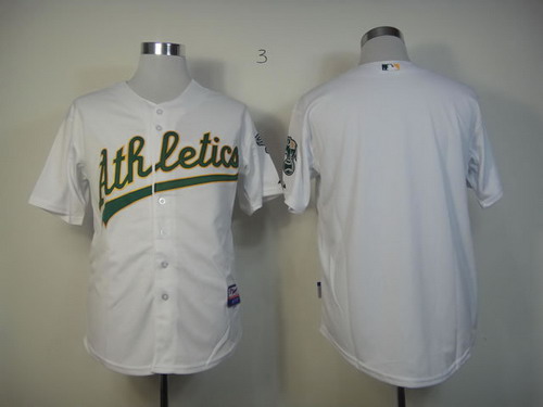 Oakland Athletics Blank White Jersey