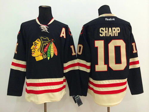 Chicago Blackhawks #10 Patrick Sharp 2015 Winter Classic Black Jersey