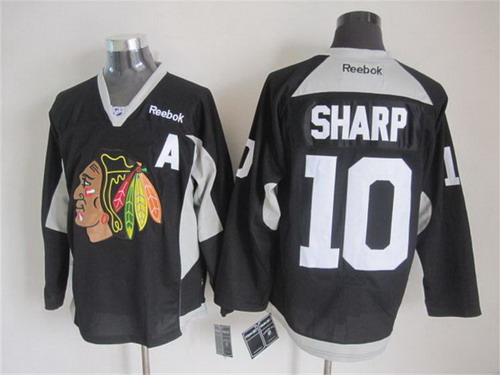 Chicago Blackhawks #10 Patrick Sharp 2014 Training Black Jersey