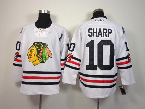 Chicago Blackhawks #10 Patrick Sharp 2015 Winter Classic White Jersey