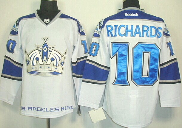 Los Angeles Kings #10 Mike Richards White Third Jersey