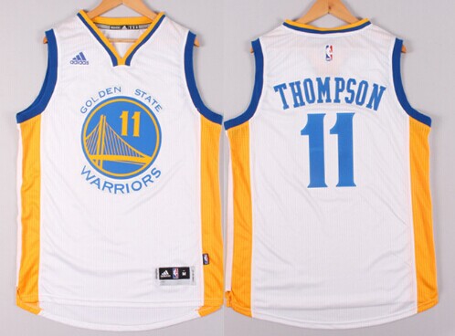 Golden State Warriors #11 Klay Thompson Revolution 30 Swingman 2014 New White Jersey