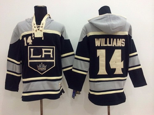 Old Time Hockey Los Angeles Kings #14 Justin Williams Black Hoodie