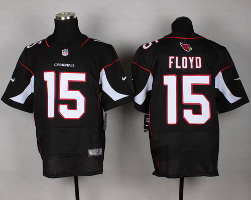 Nike Arizona Cardinals #15 Michael Floyd Black Elite Jersey