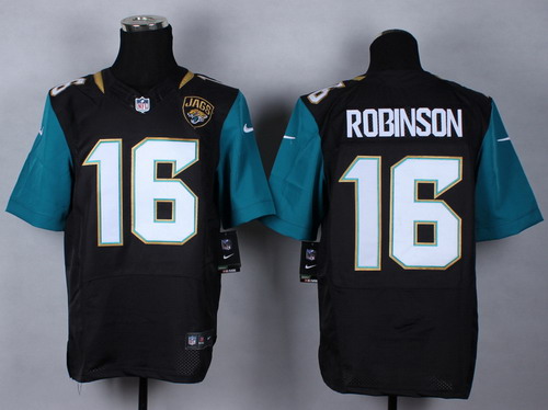 Nike Jacksonville Jaguars #16 Denard Robinson 2013 Black Elite Jersey