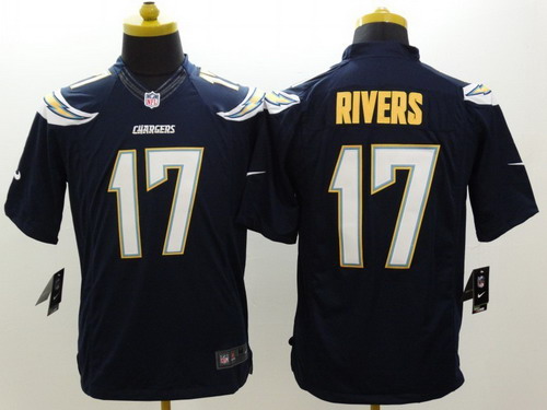 Nike San Diego Chargers #17 Philip Rivers 2013 Navy Blue Limited Jersey