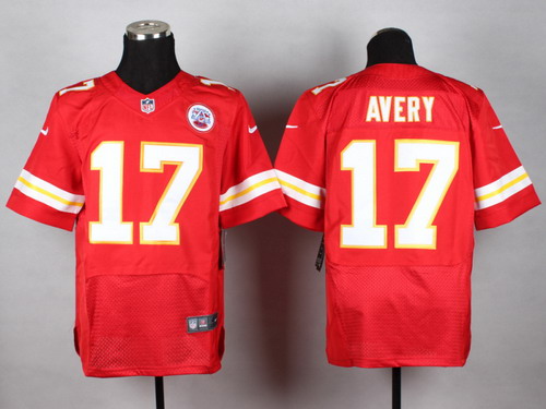 Nike Kansas City Chiefs #17 Donnie Avery Red Elite Jersey