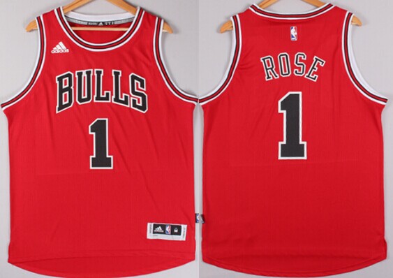 Chicago Bulls #1 Derrick Rose Revolution 30 Swingman 2014 New Red Jersey