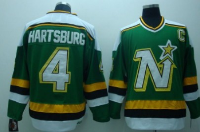 Dallas Stars #4 Craig Hartsburg Green Throwback CCM Jersey