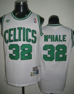 Boston Celtics #32 Kevin McHale White Swingman Throwback Jersey 