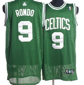 Boston Celtics #9 Rajon Rondo Green Swingman Jersey 