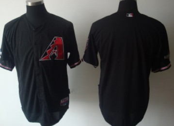 Arizona Diamondbacks Blank Black Jersey 