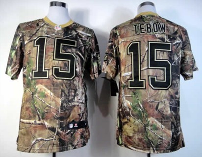 Nike New York Jets #15 Tim Tebow Realtree Camo Elite Jersey 