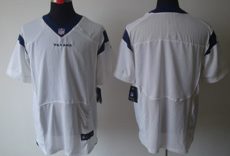 Nike Houston Texans Blank White Elite Jersey 