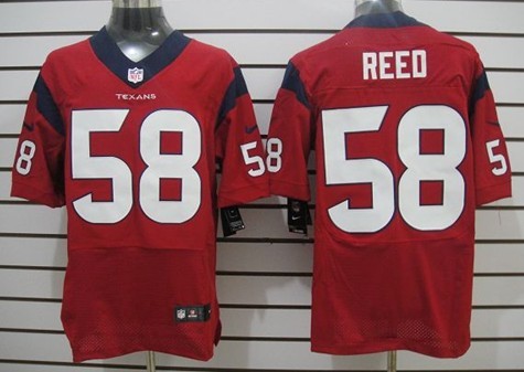 Nike Houston Texans #58 Brooks Reed Red Elite Jersey 