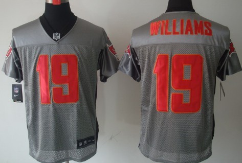 Nike Tampa Bay Buccaneers #19 Mike Williams Gray Shadow Elite Jersey 