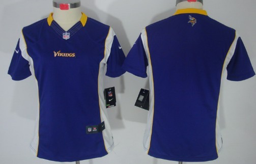 Nike Minnesota Vikings Blank Purple Limited Womens Jersey 