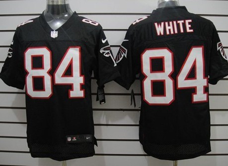 Nike Atlanta Falcons #84 Roddy White Black Elite Jersey 