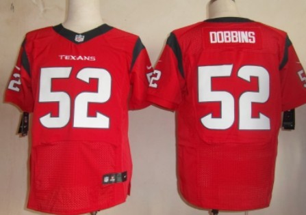 Nike Houston Texans #52 Tim Dobbins Red Elite Jersey