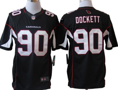 Nike Arizona Cardinals #90 Darnell Dockett Black Limited Jersey 