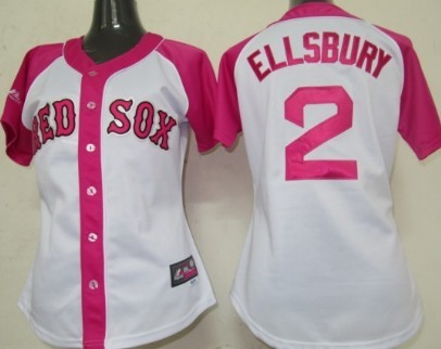 Boston Red Sox #2 Jacoby Ellsbury 2012 Fashion Womens by Majestic Athletic Jersey 