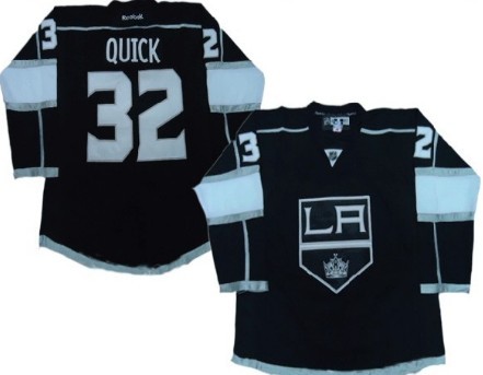 Los Angeles Kings #32 Jonathan Quick Black Jersey