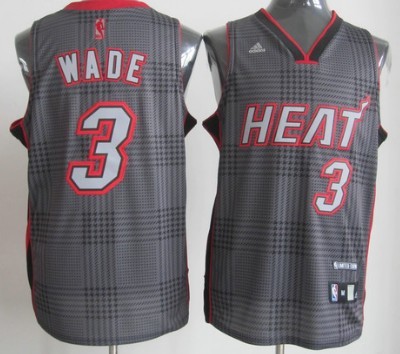 Miami Heat #3 Dwyane Wade Black Rhythm Fashion Jersey 