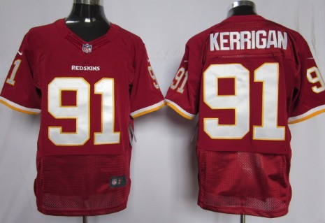 Nike Washington Redskins #91 Ryan Kerrigan Red Elite Jersey 