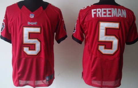 Nike Tampa Bay Buccaneers #5 Josh Freeman Red Elite Jersey