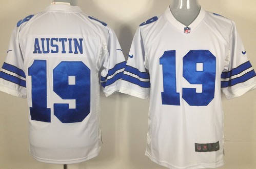 Nike Dallas Cowboys #19 Miles Austin White Game Jersey 