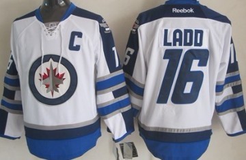 Winnipeg Jets #16 Andrew Ladd White Kids Jersey