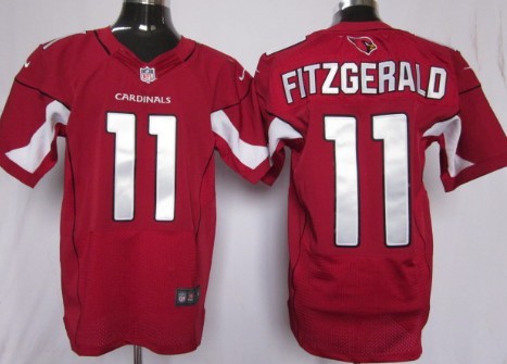 Nike Arizona Cardinals #11 Larry Fitzgerald Red Elite Jersey