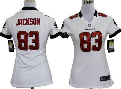 Nike Tampa Bay Buccaneers #83 Vincent Jackson White Game Womens Jersey