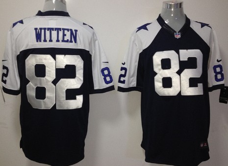 Nike Dallas Cowboys #82 Jason Witten Blue Thanksgiving Limited Jersey 