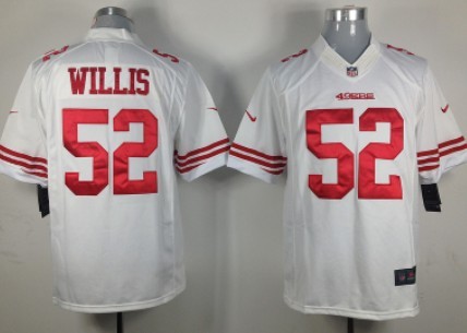 Nike San Francisco 49ers #52 Patrick Willis White Limited Jersey 