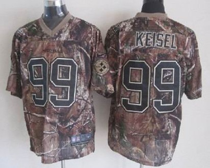 Nike Pittsburgh Steelers #99 Brett Keisel Realtree Camo Elite Jersey 