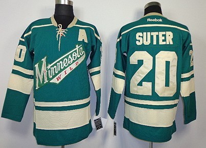 Minnesota Wild #20 Ryan Suter Green Third Jersey