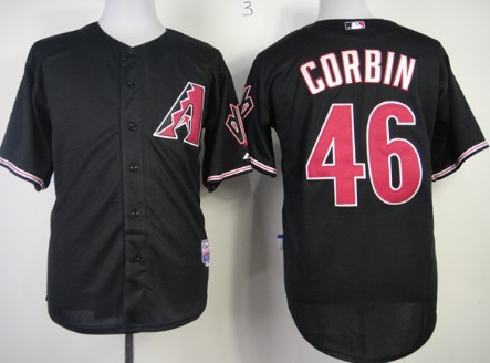 Arizona Diamondbacks #46 Patrick Corbin Black Jersey 