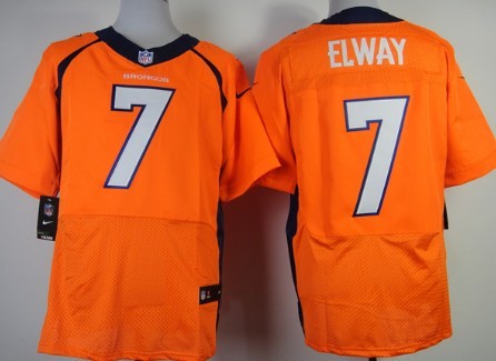 Nike Denver Broncos #7 John Elway 2013 Orange Elite Jersey 