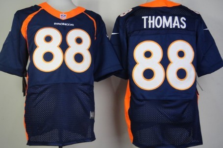 Nike Denver Broncos #88 Demaryius Thomas 2013 Blue Elite Jersey 