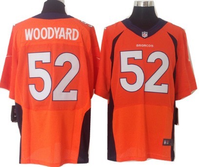 Nike Denver Broncos #52 Wesley Woodyard 2013 Orange Elite Jersey 