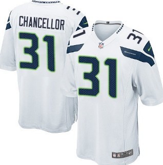 Nike Seattle Seahawks #31 Kam Chancellor White Game Kids Jersey 