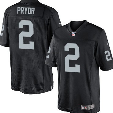 Nike Oakland Raiders #2 Terrelle Pryor Black Limited Jersey 