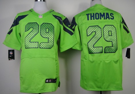 Nike Seattle Seahawks #29 Earl Thomas Green Elite Jersey 