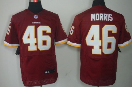 Nike Washington Redskins #46 Alfred Morris Red Elite Jersey 