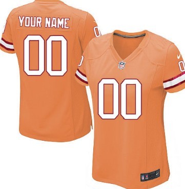 Women's Nike Tampa Bay Buccaneers Customized Orange Game Jersey 