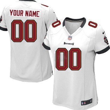 Women's Nike Tampa Bay Buccaneers Customized White Game Jersey